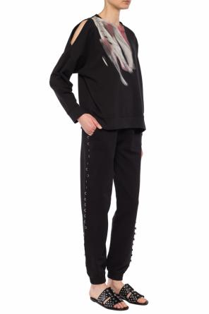 ‘daner’ sweatpants with metal appliqués, zdjęcie 2 ‘daner’ sweatpants with metal appliqués od AllSaints